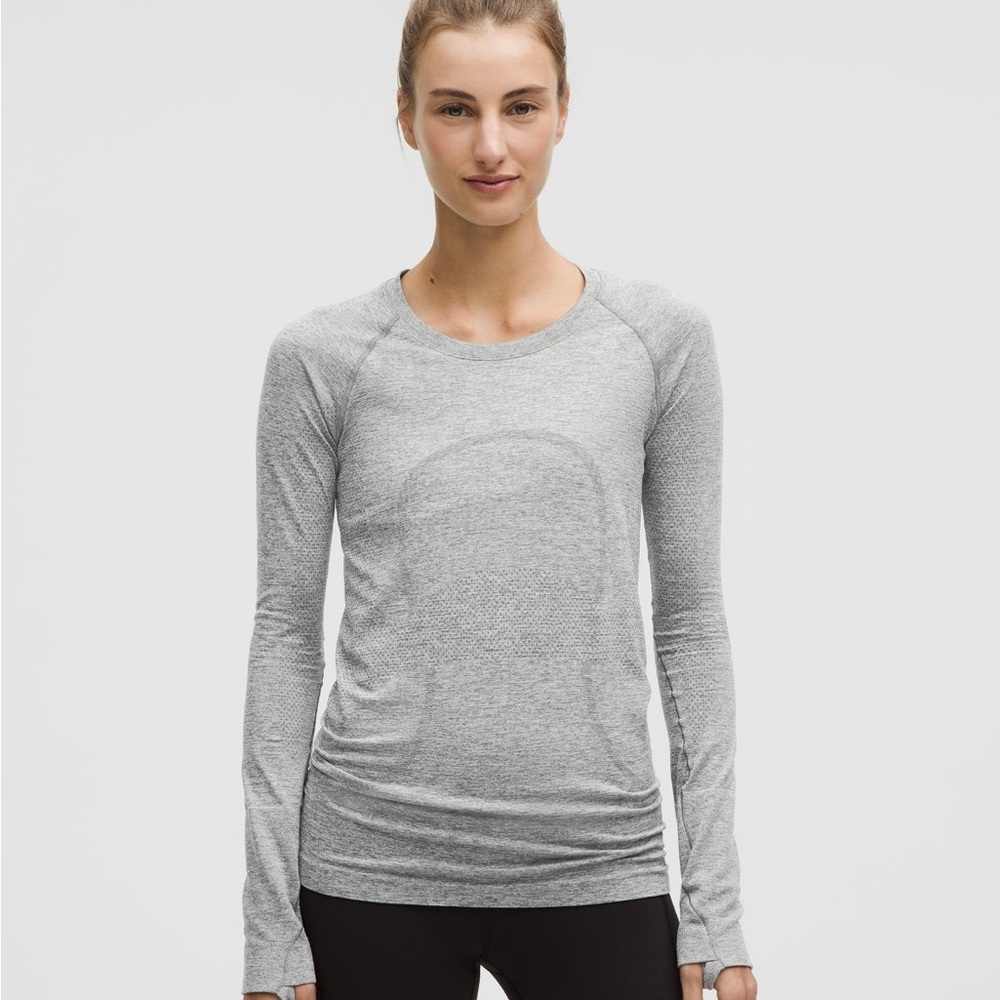 Lululemon Swiftly Tech 2.0 Long Sleeve Grey SIZE 8